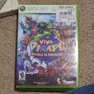 RARE FIND Viva Piñata: Trouble in Paradise for Xbox 360 - Green Case
